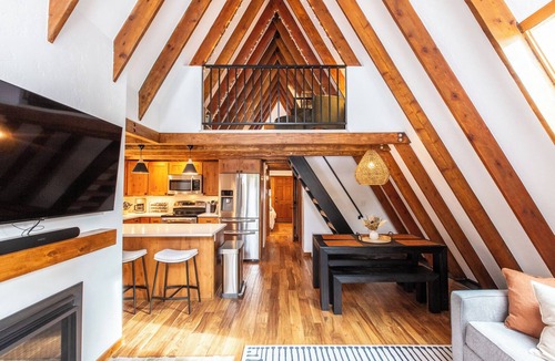Blue River Cabin | A-Frame Cabin with Private Sauna & Hot Tub