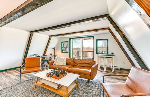 Stamford Cabin | A-Frame Catskills Cabin w/ Scenic Views + Hot Tub!