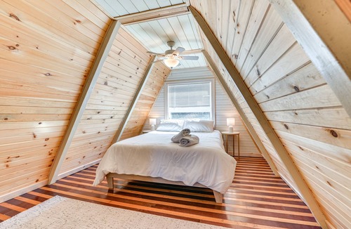 Stamford Cabin | A-Frame Catskills Cabin w/ Scenic Views + Hot Tub!