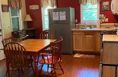 Bryson City Ski Chalet | A-Frame Chalet on the Creek