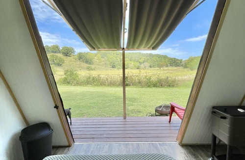 Bentonville Cottage | A-Frame Glamping Unit with Electricity! Site 1; The Lucky 1