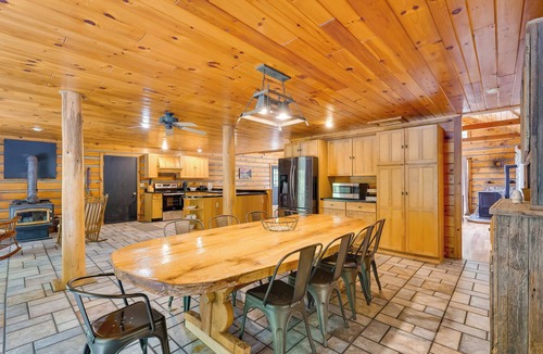 Bolton Landing Cabin | A-Frame Log Home w/Game Room Near Lake George!