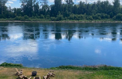 Salem Cabin | A-Frame on the River -- PNW