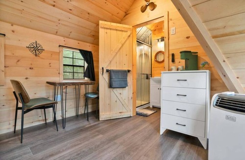 Oxford Cabin | A-Frame Retreat with Inviting Hot Tub
