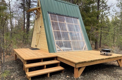 Goldendale Cabin | A-Frame Tiny Cabin in the Woods in Goldendale