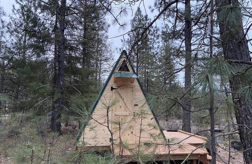 Goldendale Cabin | A-Frame Tiny Cabin in the Woods in Goldendale