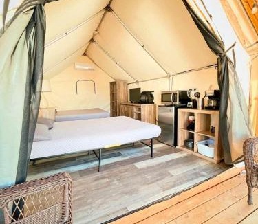 Fentress House | A Glamping Getaway near Kingsbury, Texas - Tranquil Safari Tent on the San Marcos River