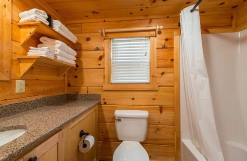 Bryan Cabin | A Journey to Remember at Bryan College Station! Full Kitchen, Pool, Pets Allowed