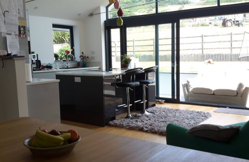 Mortehoe House | A large split level property with stunning across Woolacombe Bay