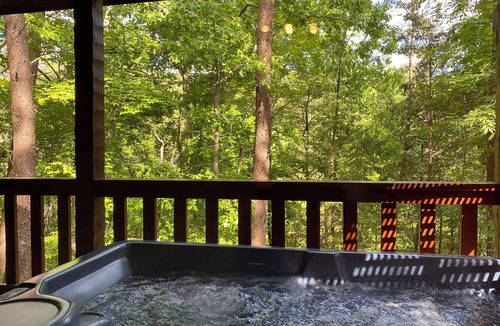 Sevierville Cabin | A+ Location 2 mi Pigeon Forge Pkwy,Not up Mtn, Hottub, Quiet,Private,SUPER CLEAN