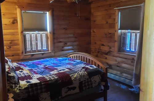 Wolcott Cabin | A peaceful getaway awaits at this beautiful Log Home located on Sodus Bay