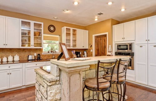 Pedernales Canyon Ranch House | A Perfect Spring Getaway with a Natural Spring Swimming Hole!