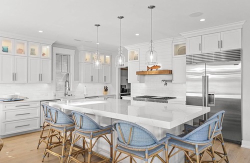 Avalon House | A premier beach block retreat designed for the ultimate coastal getaway with a POOL, ELEVATOR and OCEAN VIEWS.