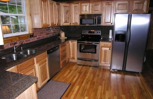 Ellijay Cabin | “A River Runs Through It” - Creek Runs Underneath Home