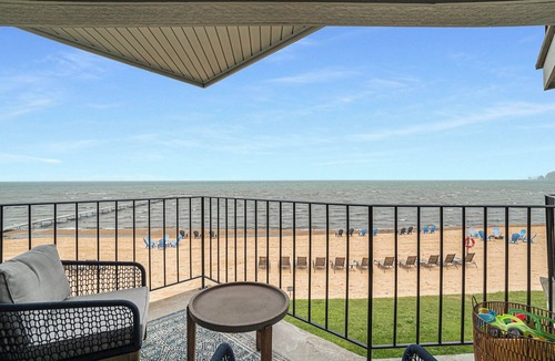 Traverse City Apartment | "A Room with a View" East Bay Waterfront with Pool