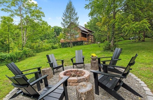 Naples Ski Chalet | A Rustic Retreat- FLX region Hot tub, game room & fire pit
