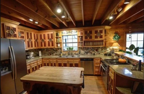 San Marcos House | A secluded cabin and art oasis nestled on 35 acres in the Texas Hill Country .
