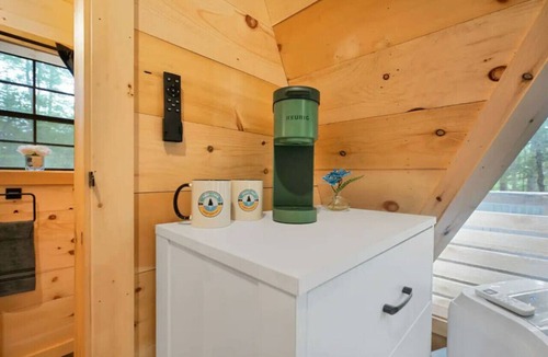 Oxford Cabin | A Serene A-Frame Cabin with Hot Tub