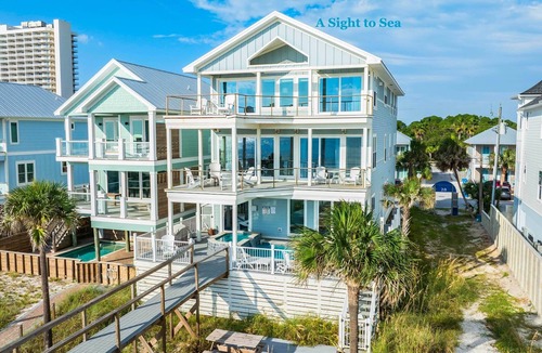 Panama City Beach House | “A Sight to Sea”. Beach-front home w/private pool