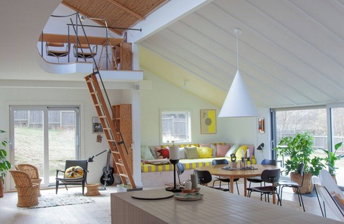 Hoeve Strand House | A unique former church with 6-meter-high ceilings