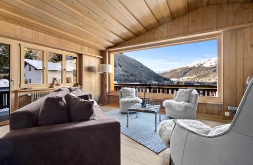 Davos-Dorf Ski Chalet | A&Y Chalet zum Goldenen Hirsch - Best View Kamin Ski