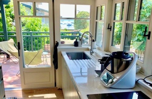 Piraillan House | A0003 Newly renovated villa with pool and bay view steps from the beach