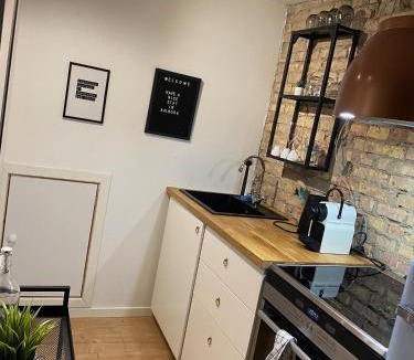 Aalborg Midtby Apartment | Aalborgs mest centrale lille hyggelige New Yorker lejlighed