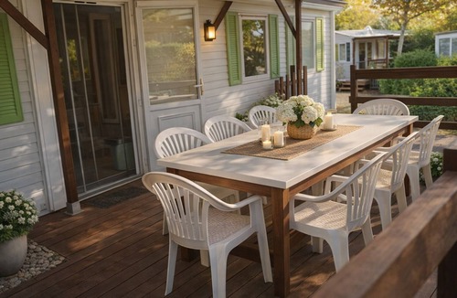 Fontes House | AC Mobile Home for 4 – Fully Equipped.