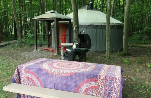 Rushville RV Rental | Achsah Mongolian Round Tent & Breakfast in Finger Lakes Wine Country region