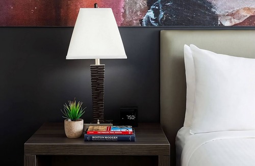 Lower Allston Hotel | ADA Ste with Roll-in Shower at Studio Allston Hotel