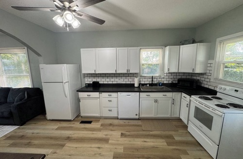 Creston House | Adair Hideaway : Quiet Neighborhood - Fenced Yard