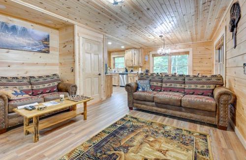 Adams House | Adams Cabin w/Game Room & Fire Pit
