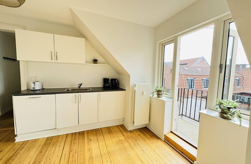 Randers Apartment | aday - 1 bedroom balcony apartment on the pedestrian street in Randers