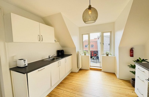 Randers Apartment | aday - 1 bedroom balcony apartment on the pedestrian street in Randers
