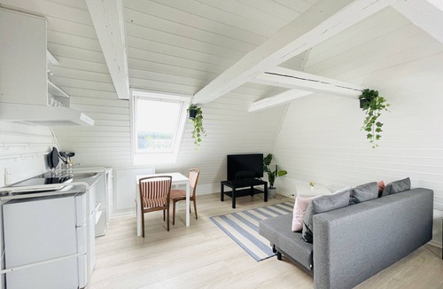 Aalborg Apartment | aday - City Central Loft Studio with Public Parking