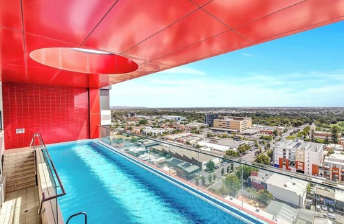 Adelaide Central Business District Apartment | Adelaide Azure Scenic CBD Haven with Infinity Pool