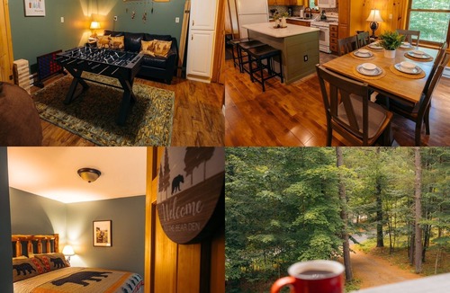 Jay House | Adirondack cabin near Lake Placid & High Peaks: 7 person hot tub and skiing