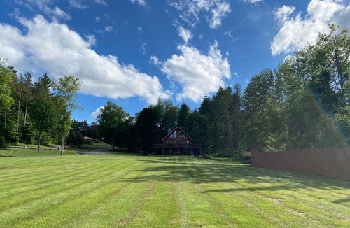 Cold Brook Cabin | Adirondack Lakeside Lodging, Wrap Around Deck, Panoramic Lakeviews, Beach Access