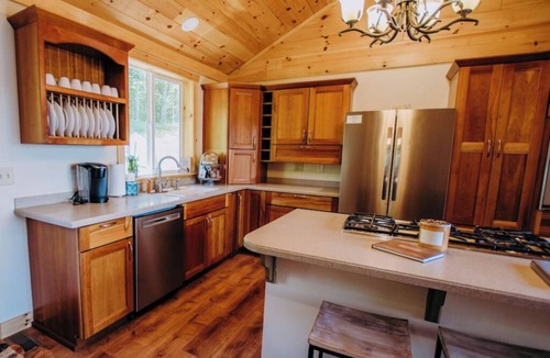 Cold Brook Cabin | Adirondack Lakeside Lodge w/private beach/dock, SUP, wraparound deck, firepit