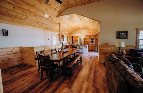 Cold Brook Cabin | Adirondack Lakeside Lodge w/private beach/dock, SUP, wraparound deck, firepit