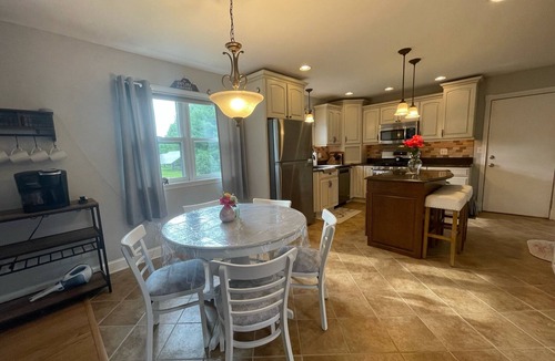 Lake Luzerne-Hadley House | Adirondack Oasis: Pool, Huge Deck, Fire Pit, Minutes to Lake George, Sleeps 11