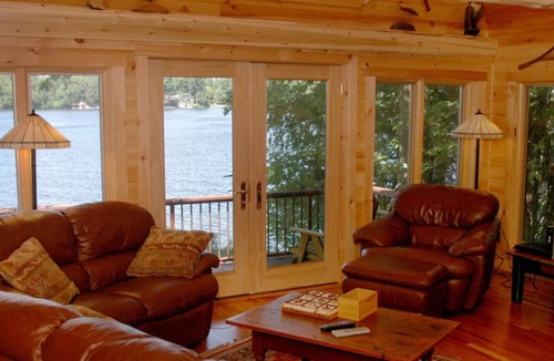 Town of Hermon Cottage | Adirondack Region ~ Hot Tub On Spectacular Deck ~ Pontoon Boat, Paddle Boards