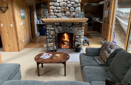 Town of Webb House | Adirondack Waterfront Lodge Close to Old Forge with A/C and Heated Garage