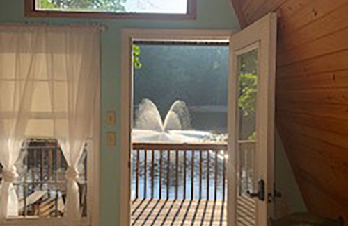 Ashford Cabin | Adorable a-frame cabin on the water