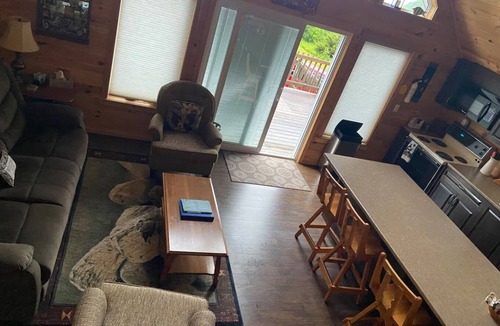 Alma Ski Chalet | AFrame on the hill over looking The Bay of Fundy