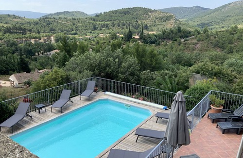 Durban-Corbieres Villa | Air- Conditioned 5 Bedroom Villa with Stunning Castle Views