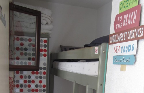 Cap d'Agde Apartment | Air-conditioned apartment with swimming pool facing the sea beach rochelongue