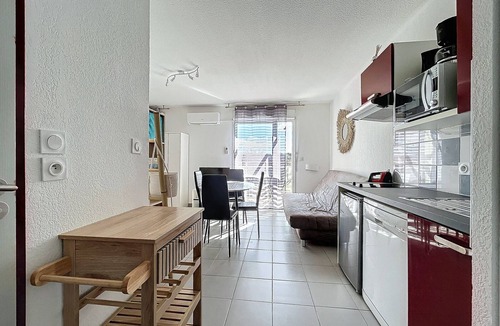 Argeles-sur-Mer Apartment | Air-conditioned accessible apartment with pool