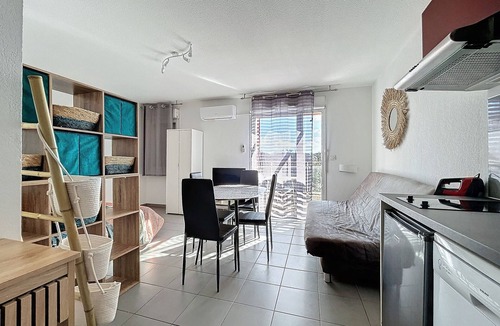 Argeles-sur-Mer Apartment | Air-conditioned accessible apartment with pool