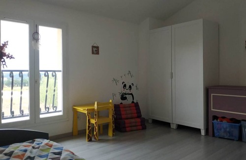 Lussan House | Air-conditioned house with swimming pool, hillside views